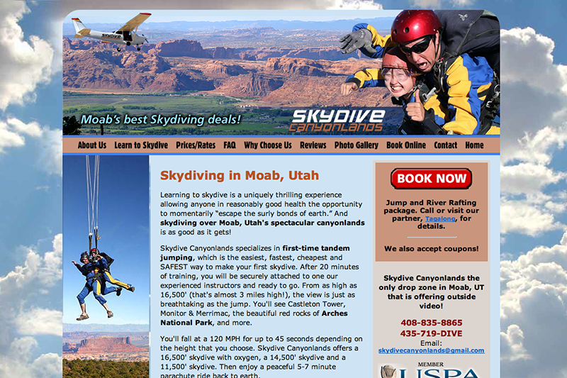 Skydive Canyonlands